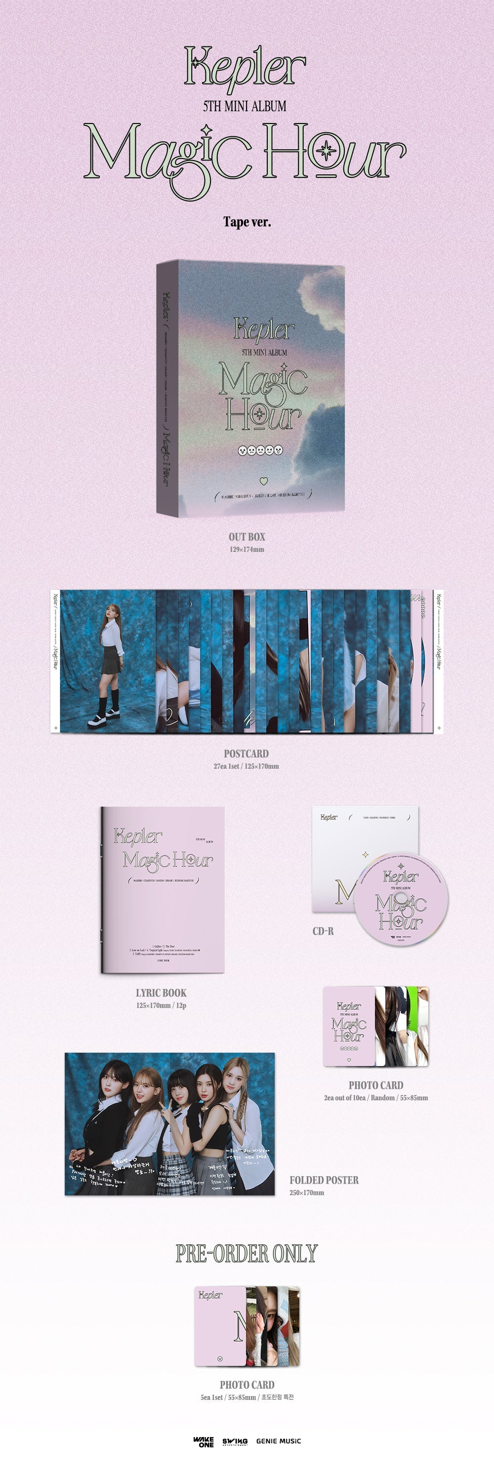 KEP1ER - MAGIC HOUR (5th Mini Album) UNIT VERSION