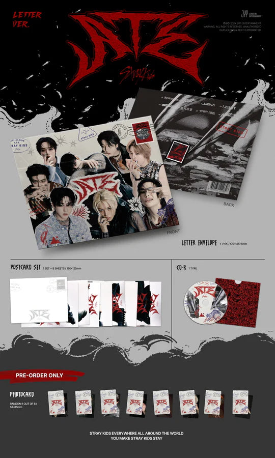 STRAY KIDS - ATE (Mini Album) LETTER Version