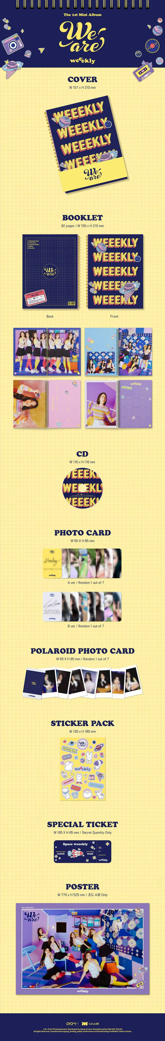 WEEEKLY - We are (1st Mini Album)