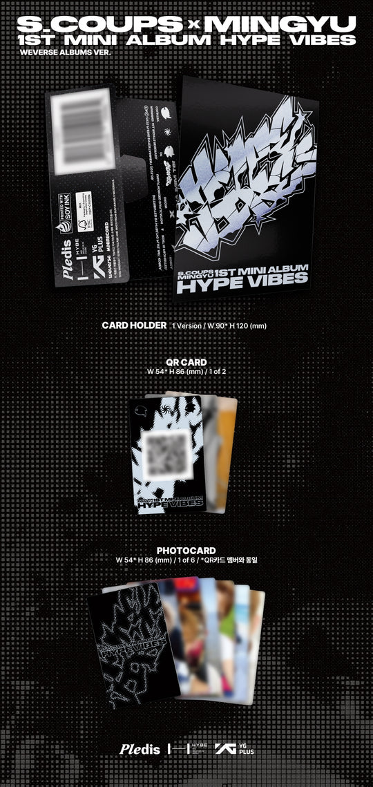 [PRE-ORDEN] S.COUPS X MINGYU (SEVENTEEN) - HYPE VIBES (1st Mini Album) WEVERSE Version