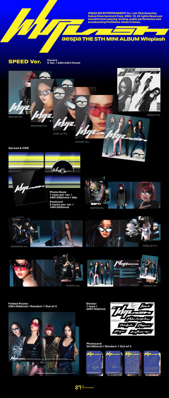AESPA - Whiplash (5th Mini Album) SPEED