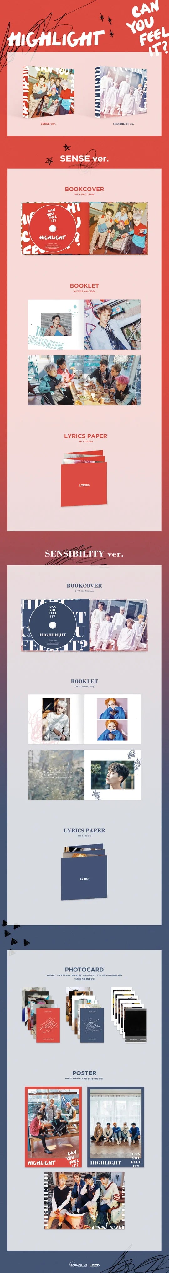 HIGHLIGHT - CAN YOU FEEL IT? (1st Mini Album)