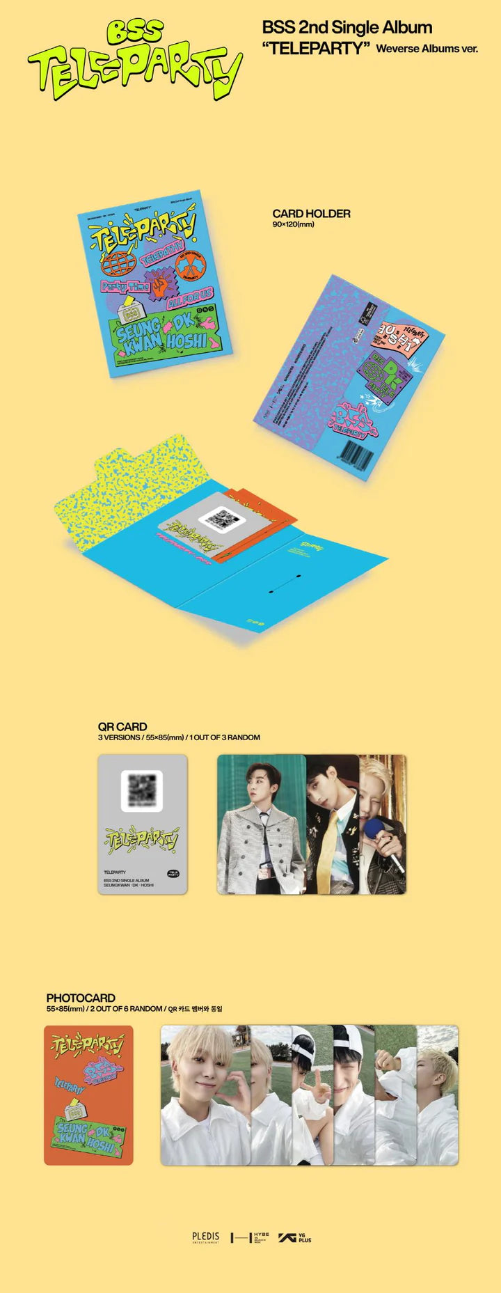 BSS (SEVENTEEN) - TELEPARTY (2nd Single Album) WEVERSE ALBUM