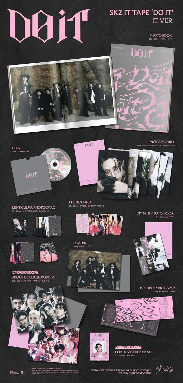 STRAY KIDS - DO IT SKZ IT TAPE IT Version