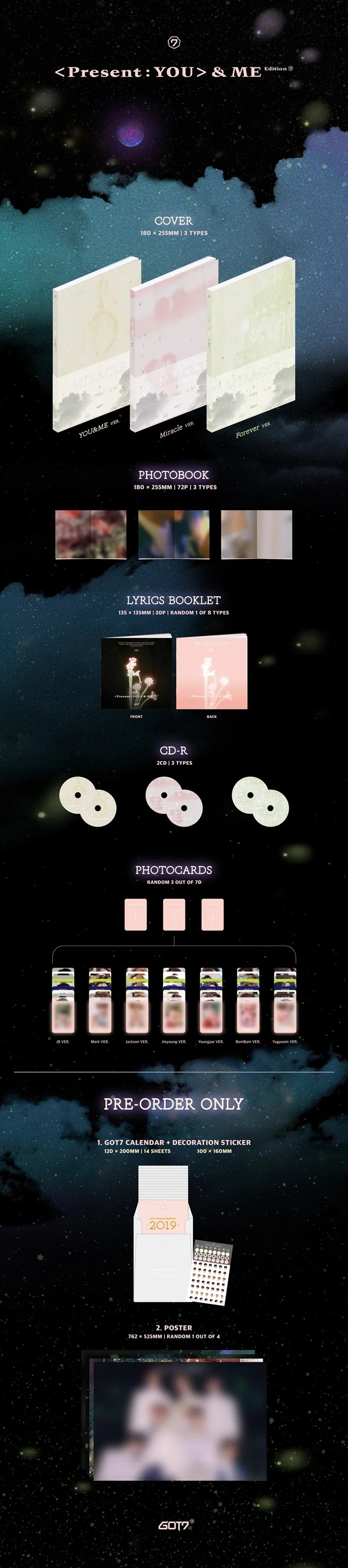 GOT7 - Present : You &Me Edition