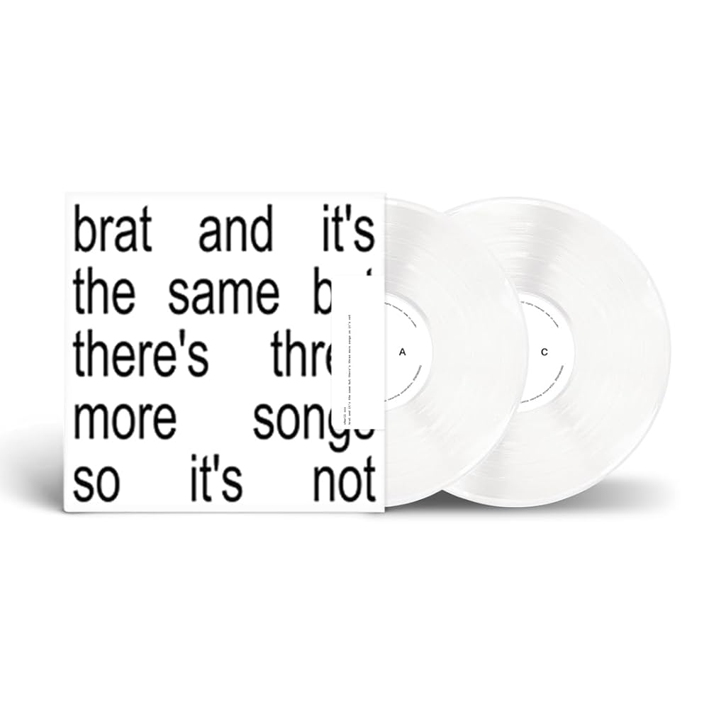 CHARLI XCX - Brat and it's the same but there's three more songs so it's not VINILO