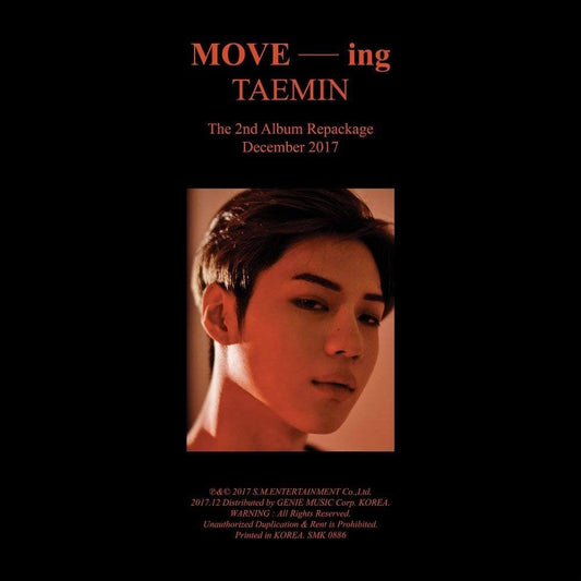 TAEMIN (SHINEE) - Move-ing (2nd Repackage Album)