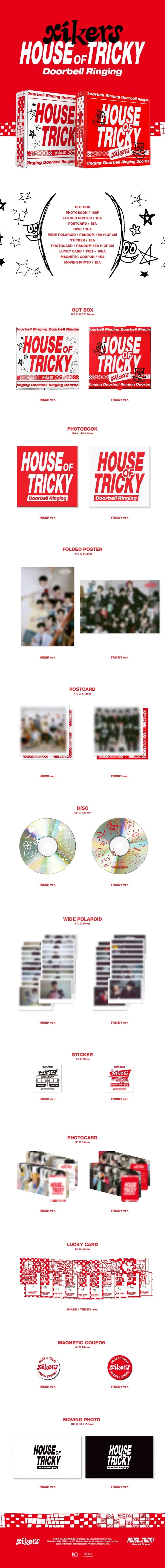 XIKERS - HOUSE OF TRICKY : Doorbell Ringing (1st Mini Album)