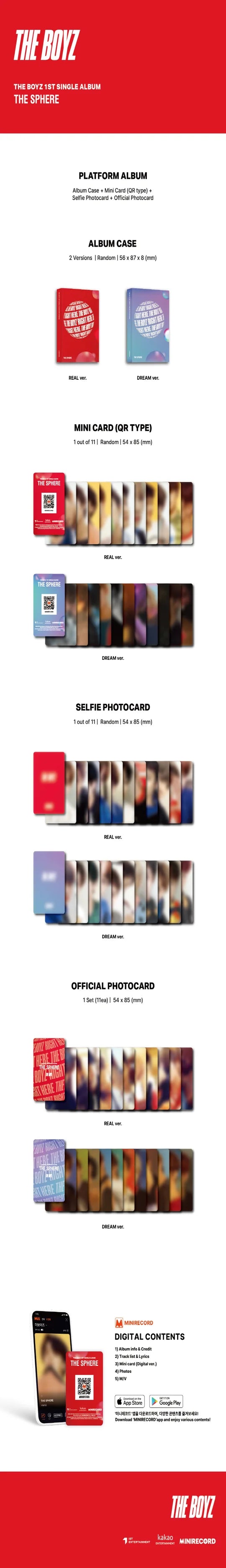 THE BOYZ - The Sphere (1st Single Album) PLATFORM