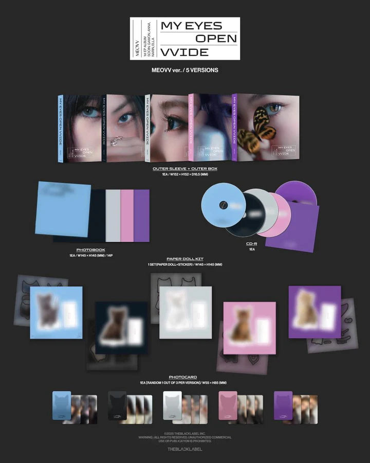 [PRE-ORDEN] MEOVV - MY EYES OPEN VVIDE (1st EP Album) MEOVV