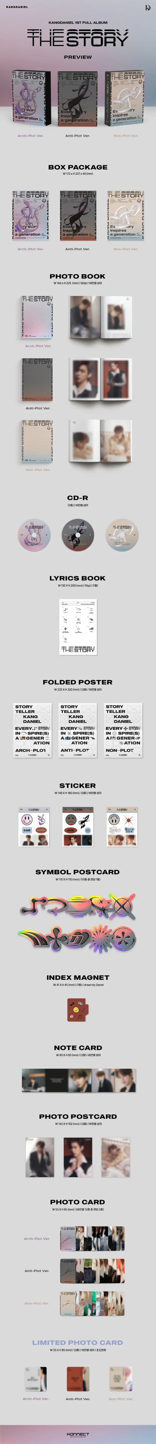KANG DANIEL - THE STORY (1st Full Album)