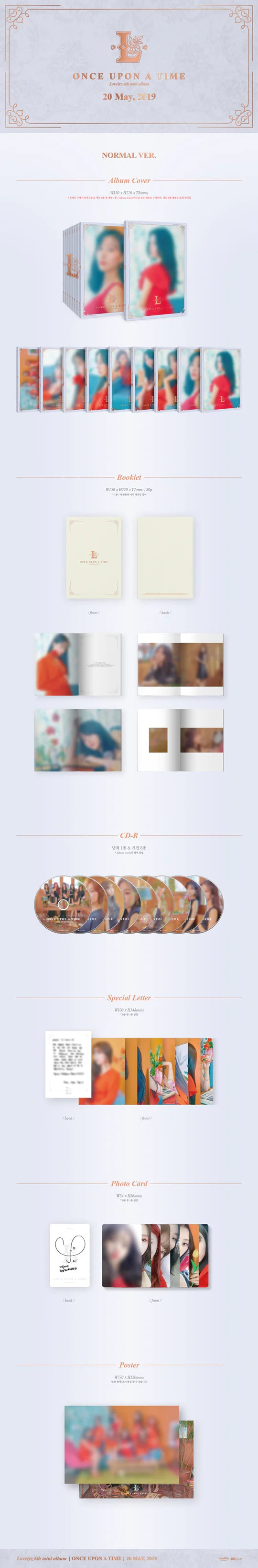 LOVELYZ - Once Upon A Time (6th Mini Album)