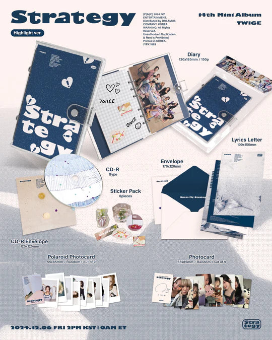 TWICE - STRATEGY (14th Mini Album) HIGHLIGHT Version