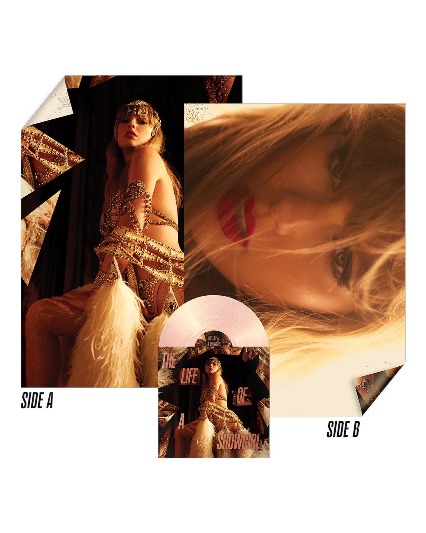 TAYLOR SWIFT - The Life of a Showgirl: The Crowd is Your King Edition (Summertime Spritz Pink Shimmer) VINILO TARGET EXCLUSIVE