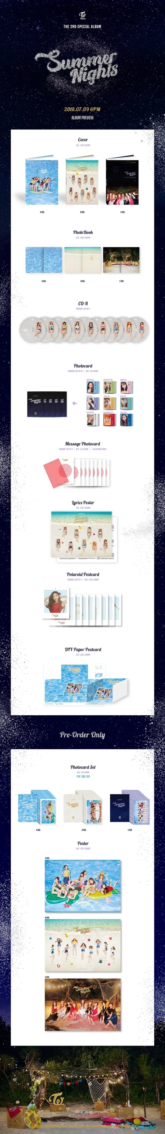 TWICE - Summer Nights (2nd Special Album)