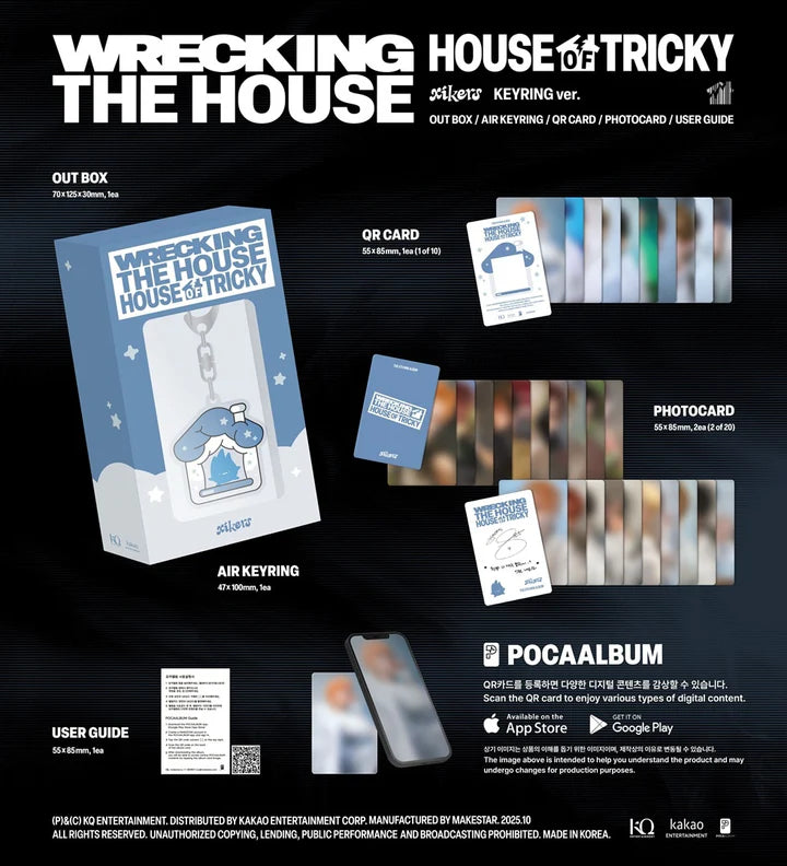 XIKERS - HOUSE OF TRICKY : WRECKING THE HOUSE POCAALBUM KEYRING