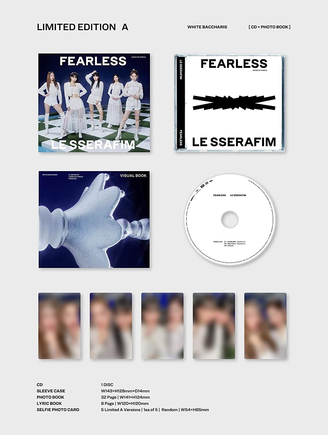 LE SSERAFIM - Fearless JAPAN VERSIONS