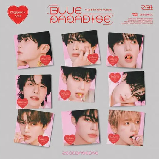 ZEROBASEONE - BLUE PARADISE (5th Mini Album) DIGIPACK