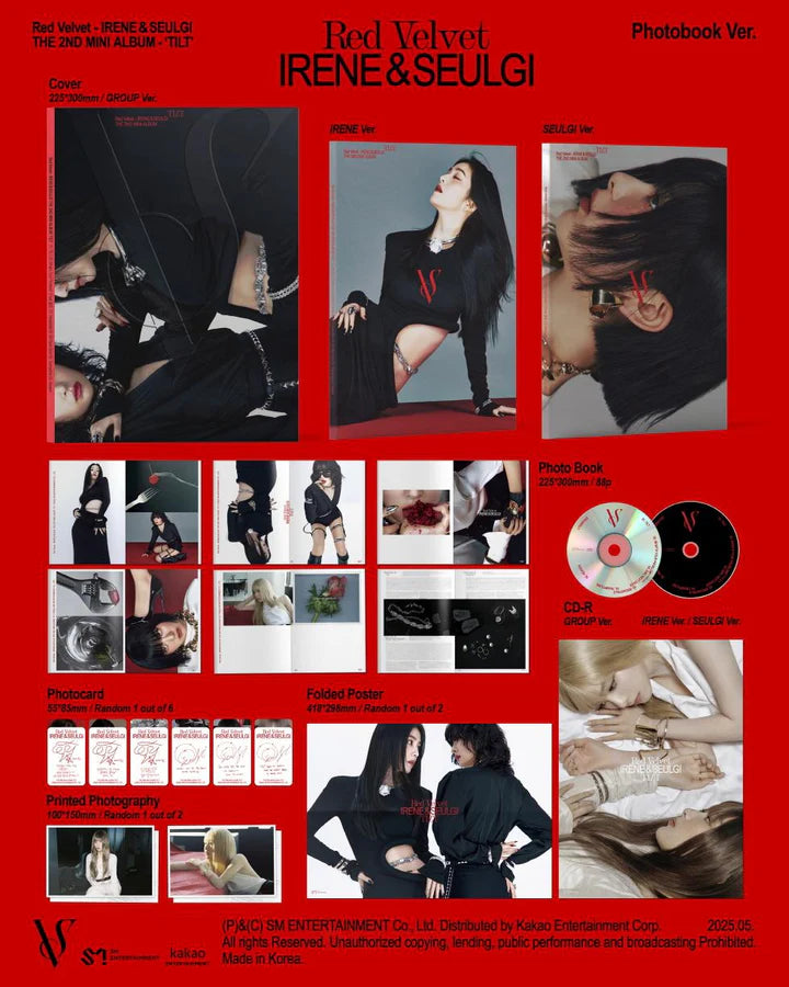 IRENE & SEULGI (RED VELVET) - TILT (2nd Mini Album) PHOTOBOOK