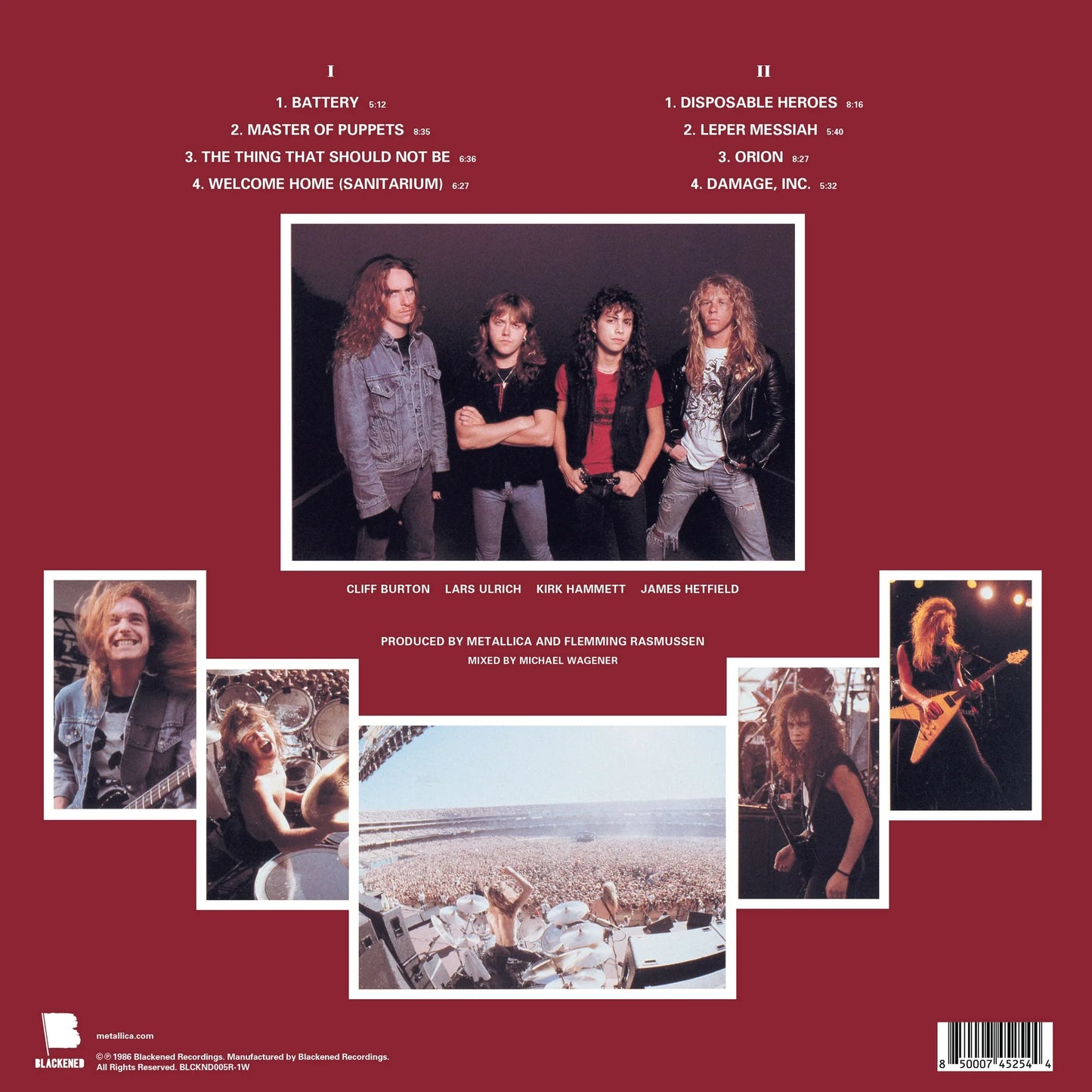 METALLICA - Mater of puppets VINILO Walmart Exclusive