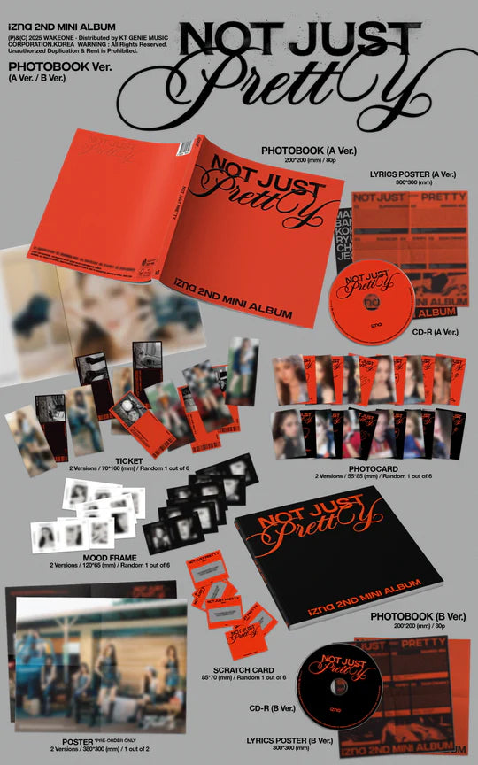 [PRE-ORDEN] IZNA - NOT JUST PRETTY (2nd Mini Album) PHOTOBOOK