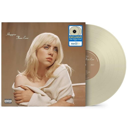 BILLIE EILISH - Happier than ever VINILO WALMART EXCLUSIVE Pale Yellow