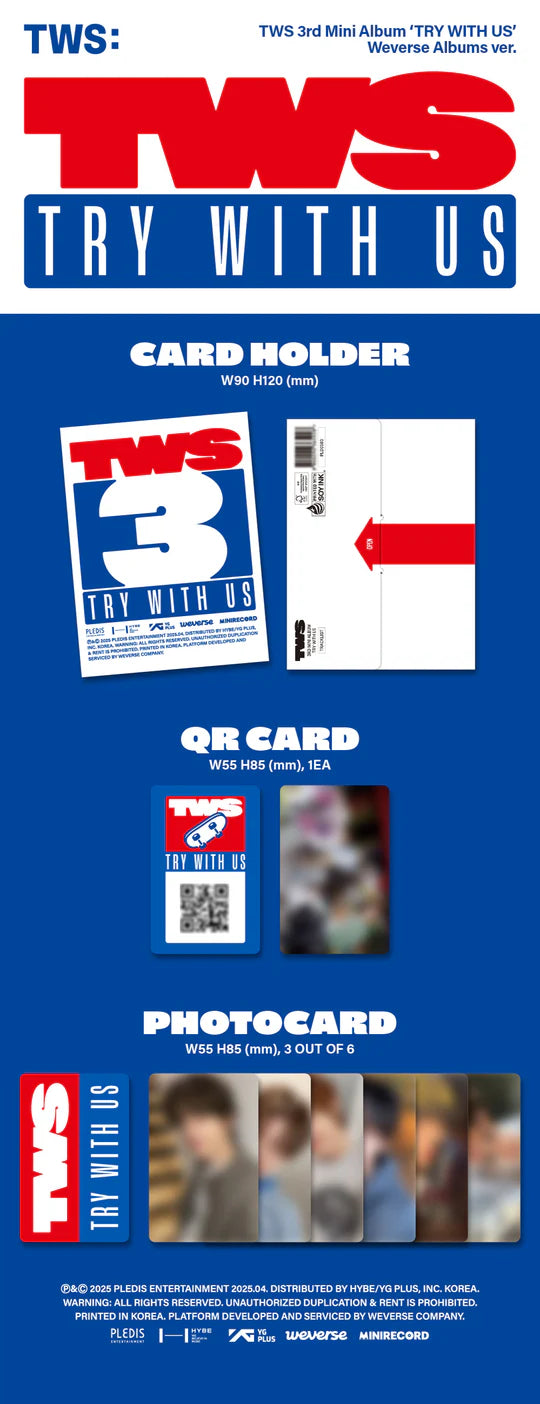 TWS - TRY WITH US (3rd Mini Album) WEVERSE ALBUMS