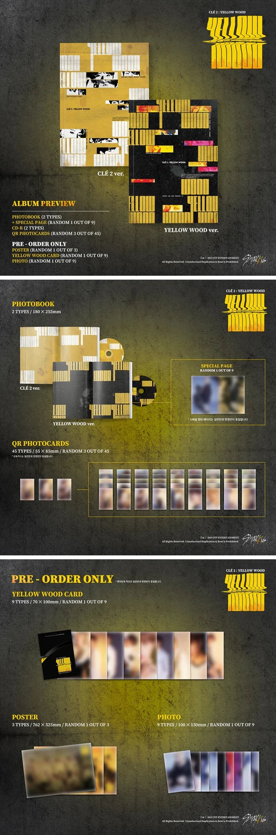 STRAY KIDS - Cle 2: Yellow wood (Special album)