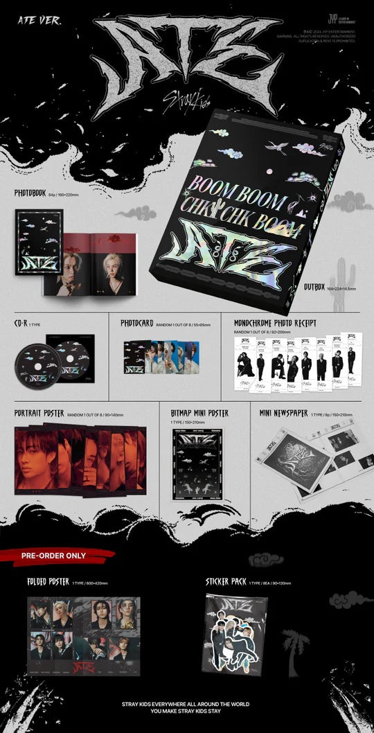 STRAY KIDS - ATE (Mini Album) LIMITED ATE Version