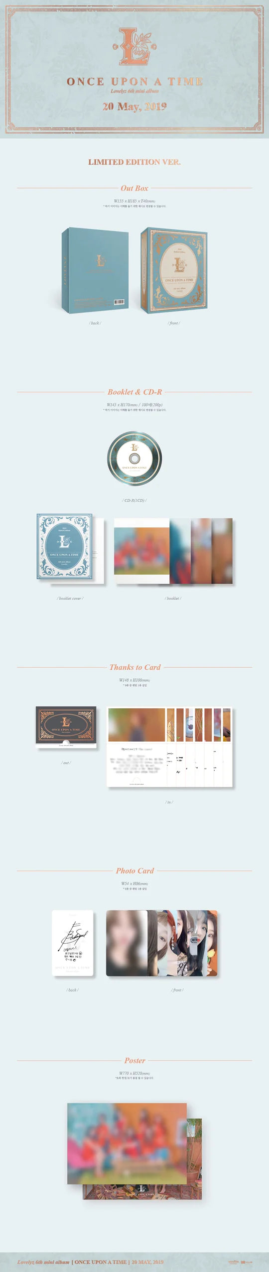 LOVELYZ - Once Upon A Time (6th Mini Album)