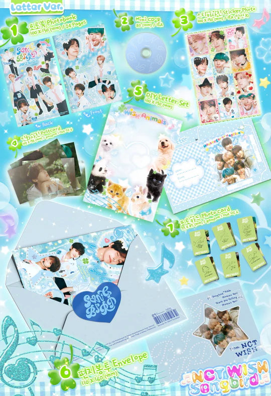 NCT WISH - SONGBIRD (Single Album) LETTER Version