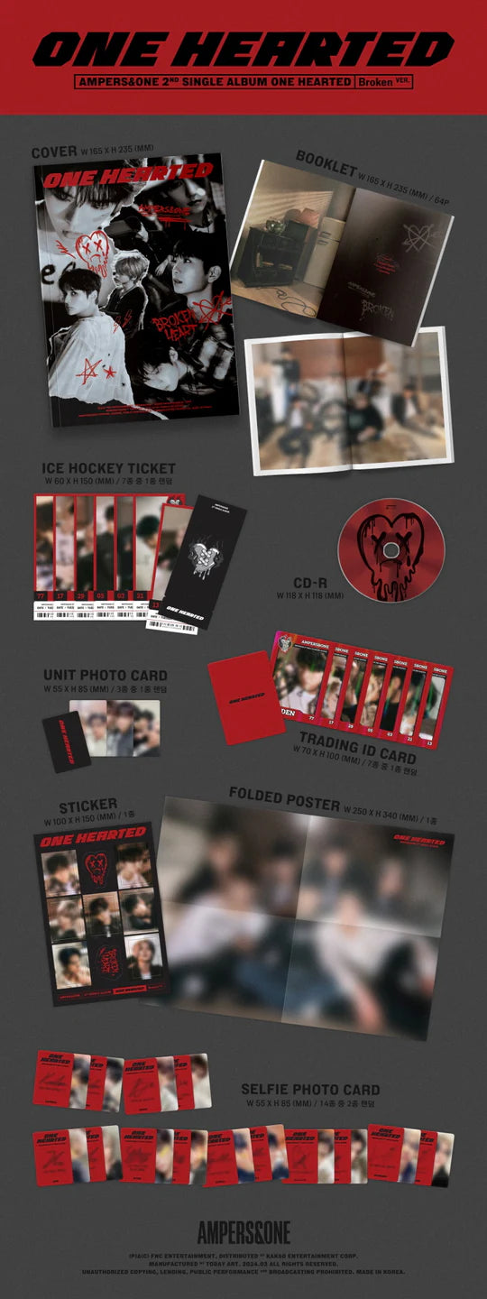 AMPERS&ONE - ONE HEARTED (2nd Single Album)