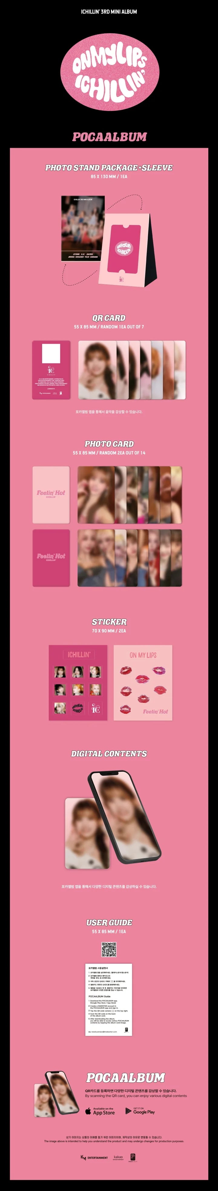 ICHILLIN' - FEELIN' HOT (3rd Mini Album) POCAALBUM