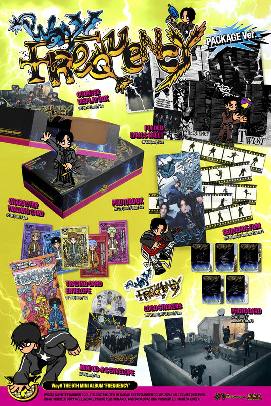 WAYV - FREQUENCY (6th Mini Album) PACKAGE