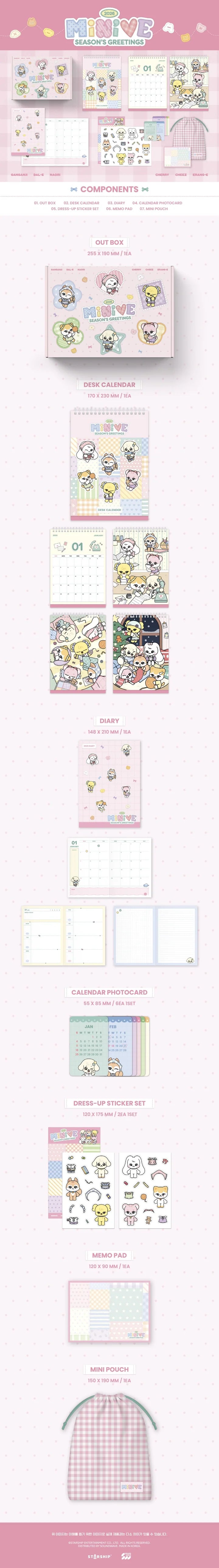 [PRE-ORDEN] IVE - MINIVE 2026 Season’s Greetings