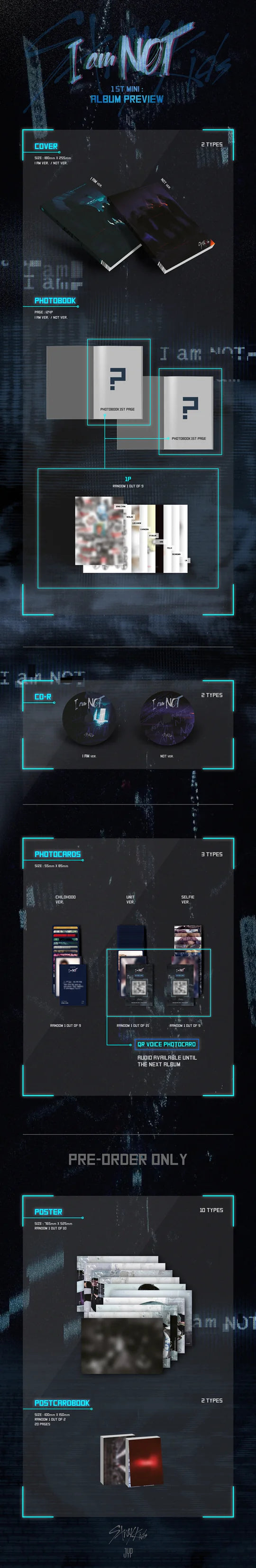 STRAY KIDS - I am not (1st Mini Album)