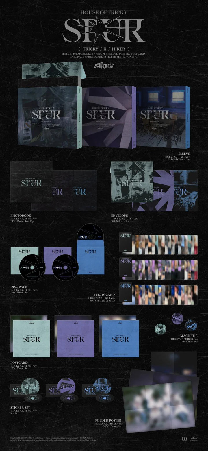 XIKERS - HOUSE OF TRICKY : SPUR (5th Mini Album)