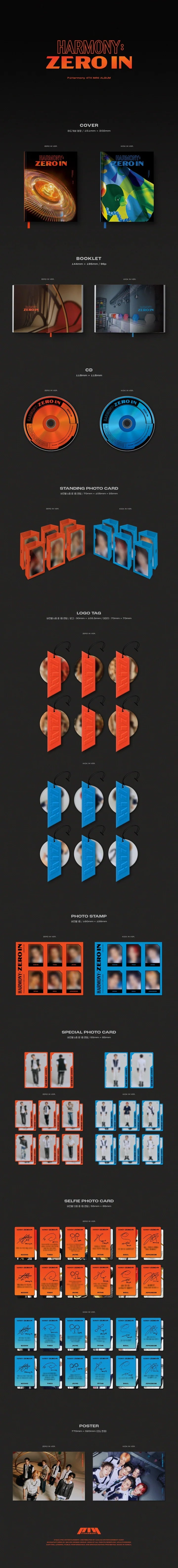 P1HARMONY - HARMONY : ZERO IN (4th Mini Album)
