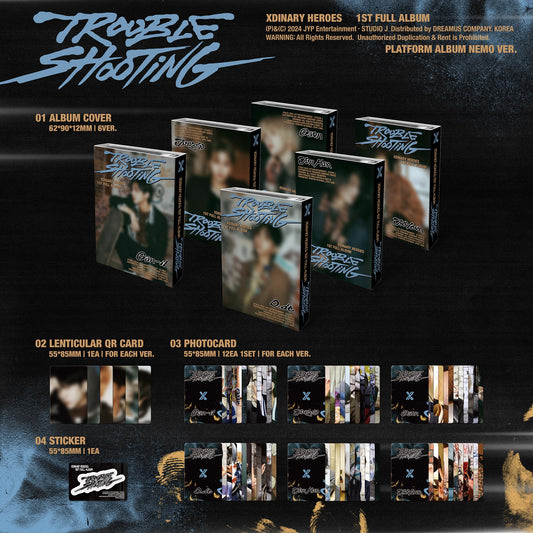 XDINARY HEROES - TROUBLESHOOTING (1st Album) PLATFORM ALBUM