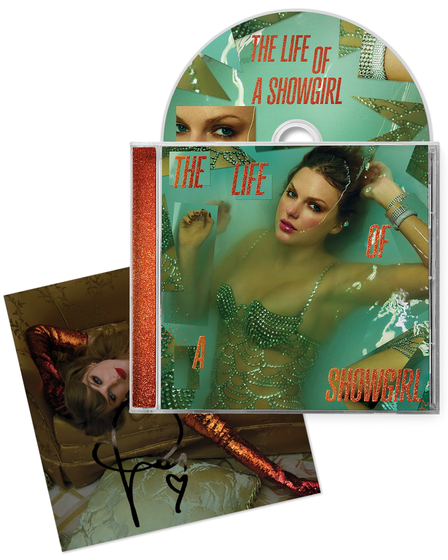 TAYLOR SWIFT - The Life of a Showgirl CD AUTOGRAFIADO