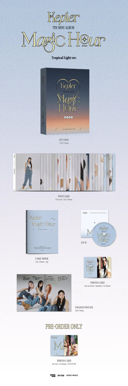 KEP1ER - MAGIC HOUR (5th Mini Album) UNIT VERSION