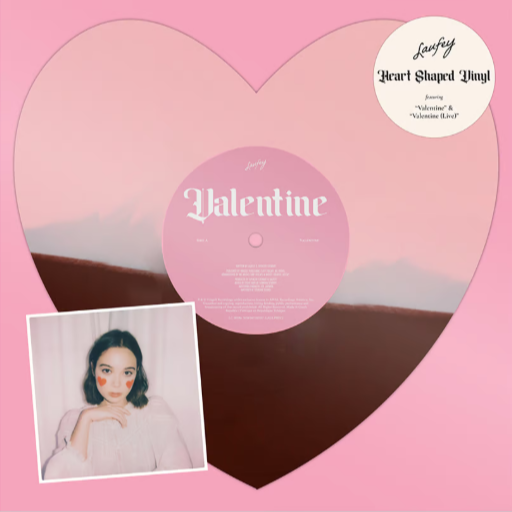 LAUFEY - Valentine Heart-Shaped VINILO Chocolate Strawberry