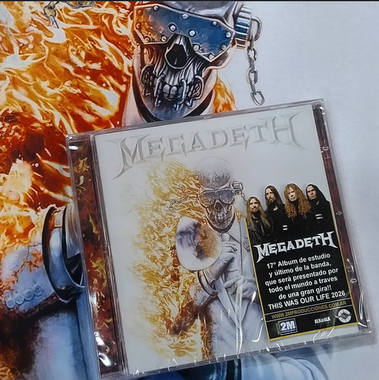 MEGADETH - Megadeth CD + Púa de guitarra