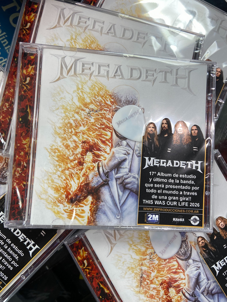 MEGADETH - Megadeth CD + Púa de guitarra