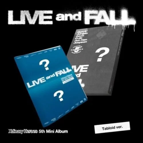 XDINARY HEROES - LIVE AND FALL (5th Mini Album) TABLOID