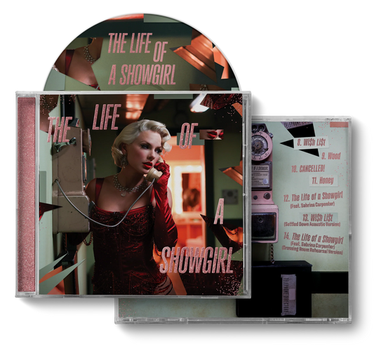 [PRE-ORDEN] TAYLOR SWIFT - The Life of a Showgirl CD LIMITADO (Dressing Room Rehearsal)
