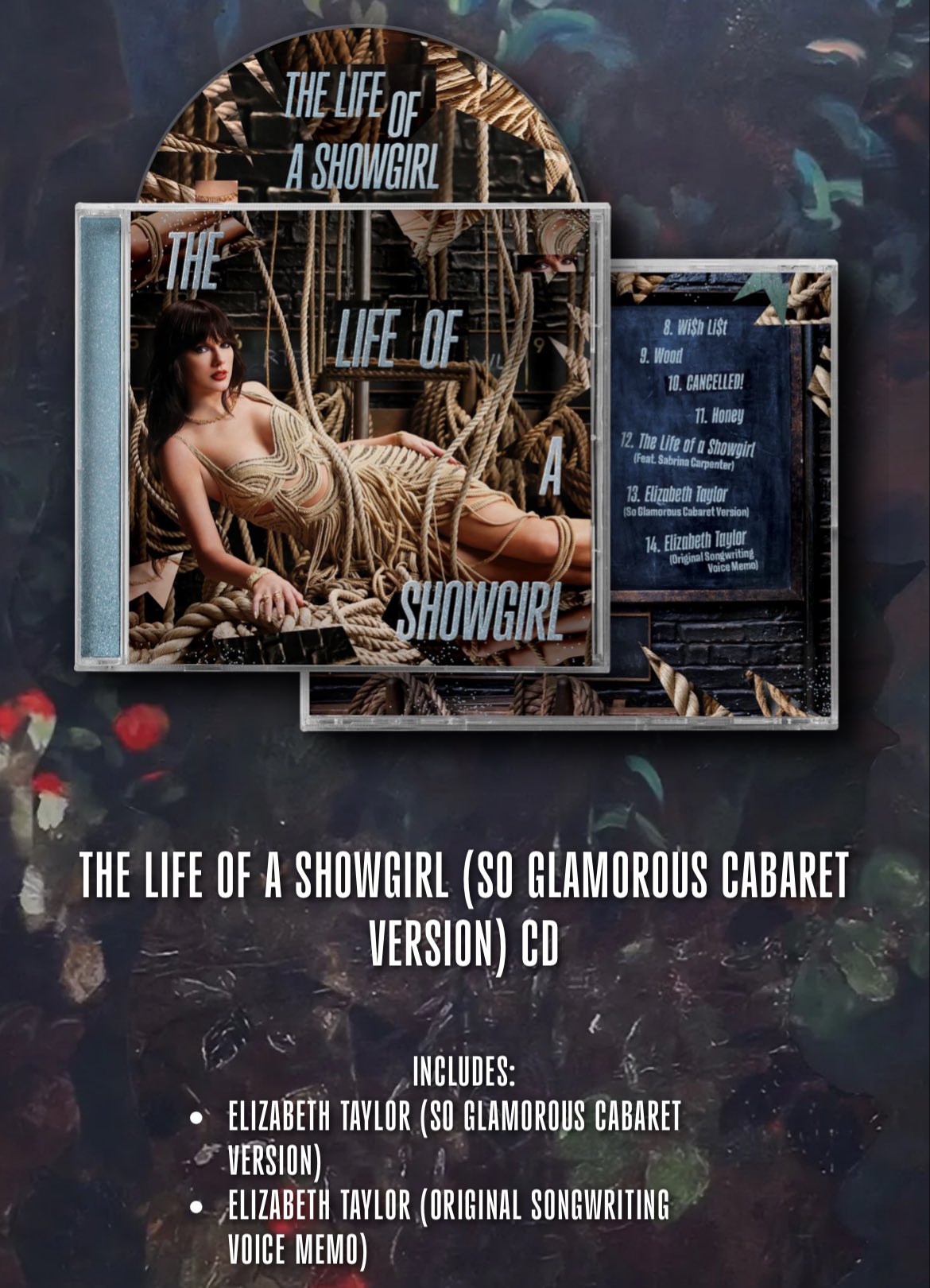 [PRE-ORDEN] TAYLOR SWIFT - The Life of a Showgirl CD LIMITADO (So glamorous cabaret)