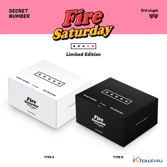 SECRET NUMBER - Fire Saturday (3rd Single Album) LIMITED Edition
