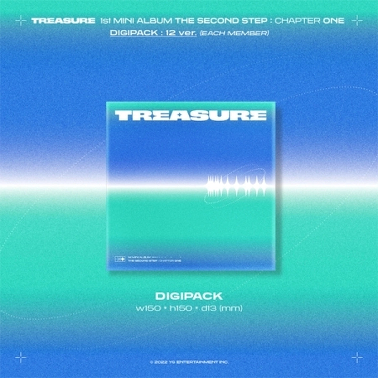 TREASURE - THE SECOND STEP : CHAPTER ONE (1st Mini Album) DIGIPACK
