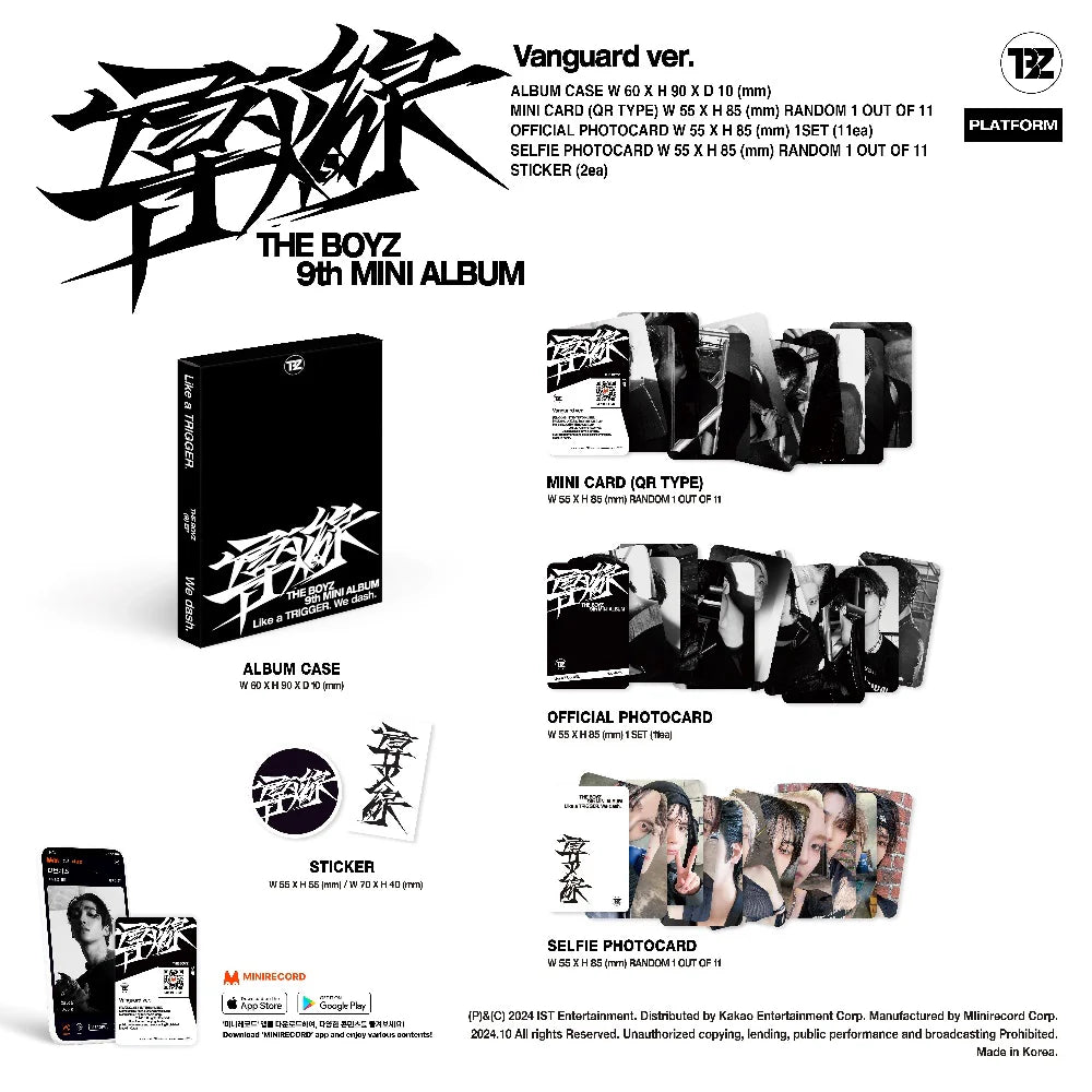 THE BOYZ - TRIGGER / 導火線 (도화선) (9th Mini Album) PLATFORM